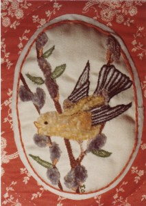 Square from the fund raising quilt for Wellspring Health Clinic